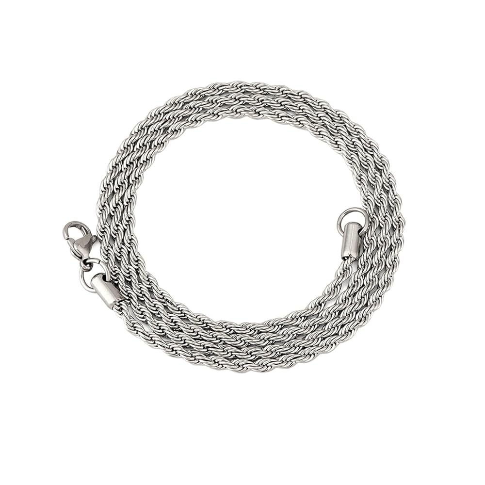 アクセサリー plllllleeeasse silver chain necklace Chain Necklace for Jewelry Making, Silver Necklace Chain